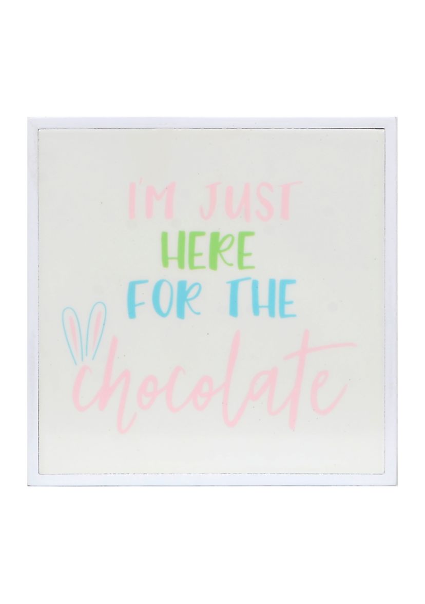 Here for the Chocolate Framed Décor