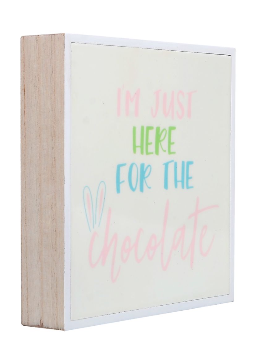 Here for the Chocolate Framed Décor