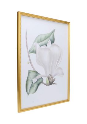 White Flower Framed Wall Art