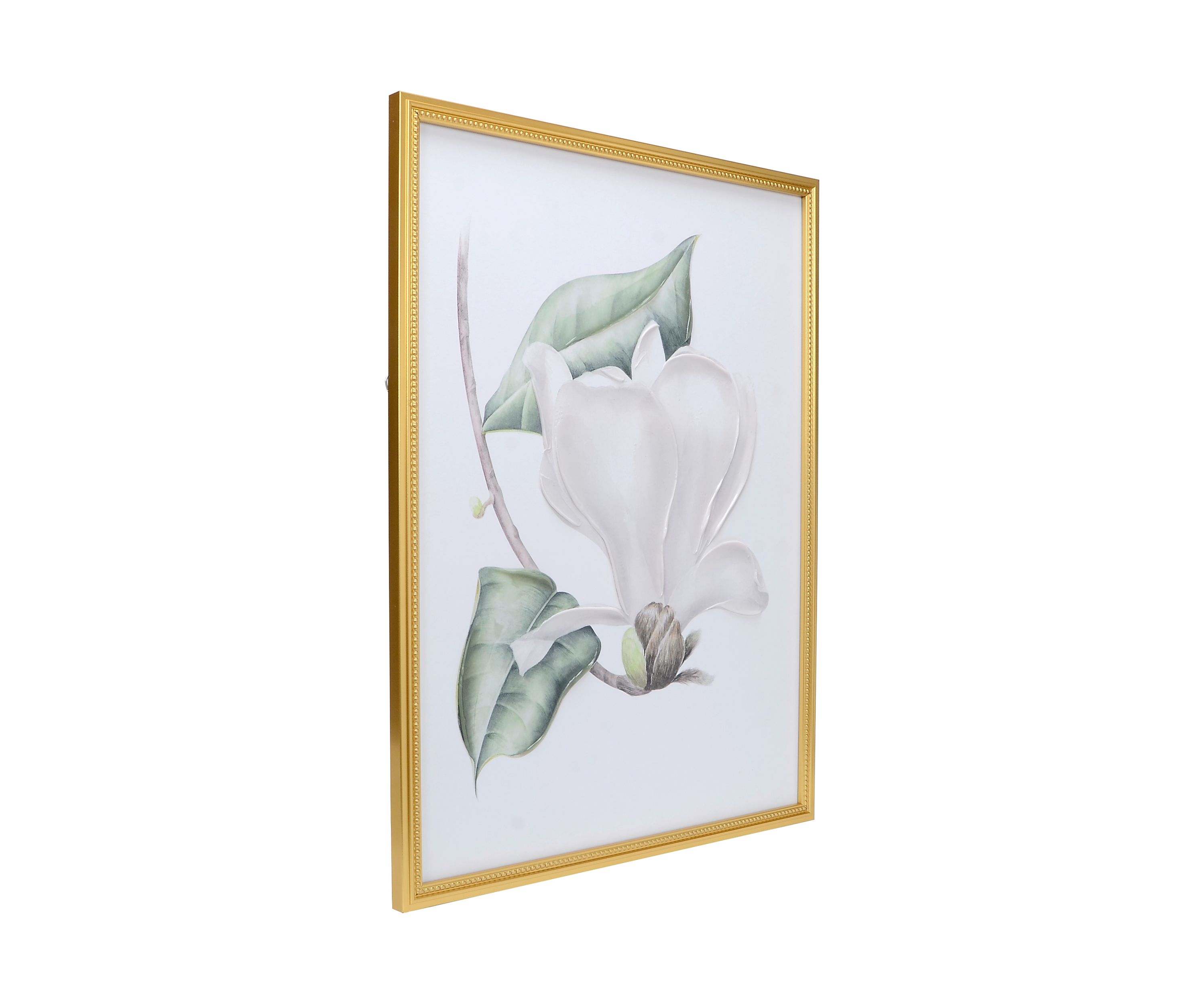 White Flower Framed Wall Art