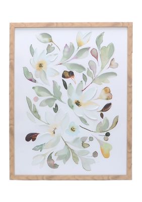 Muted Floral Canvas Wall Art