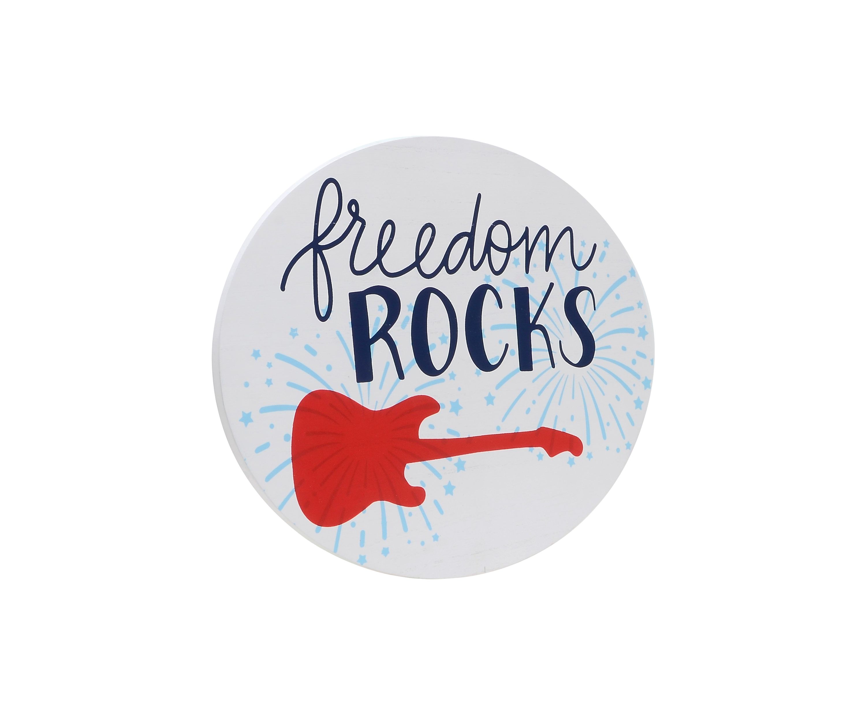 Freedom Rocks Oval Wall Art