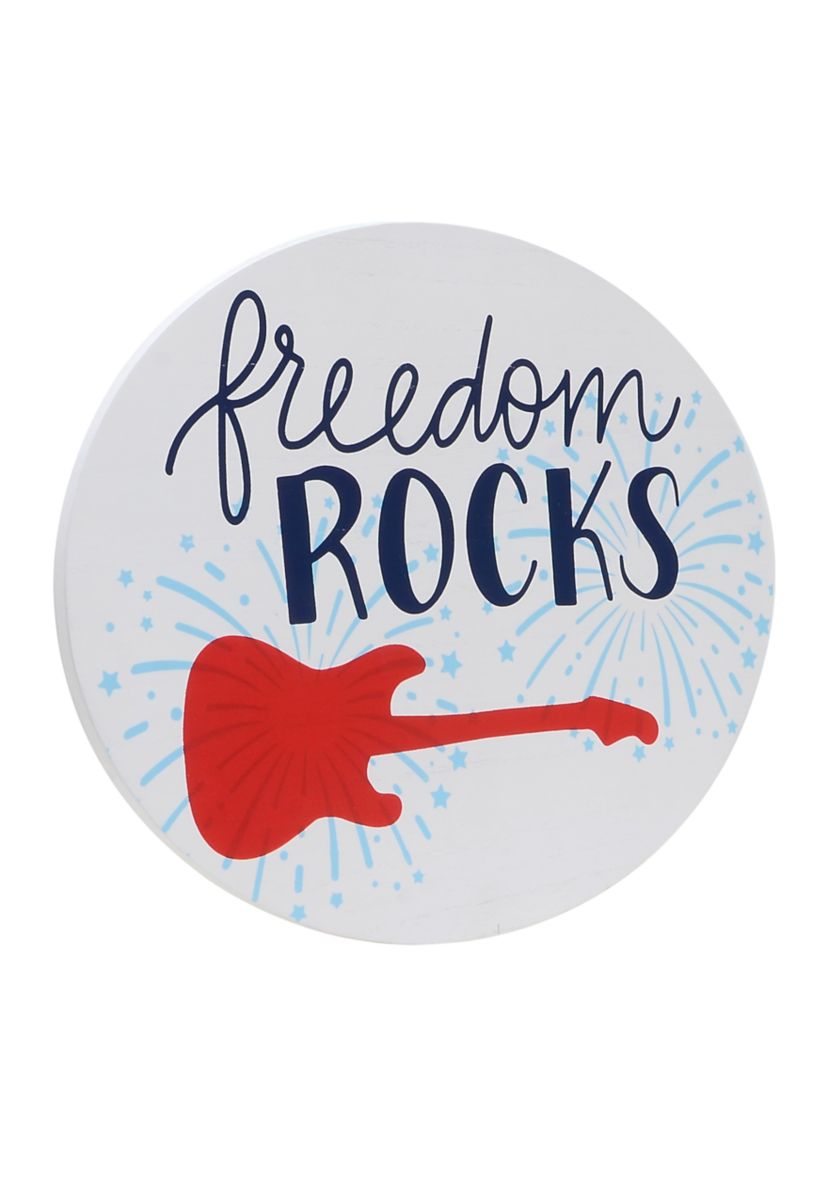 Freedom Rocks Oval Wall Art
