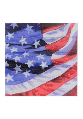 Waving American Flag Wall Art