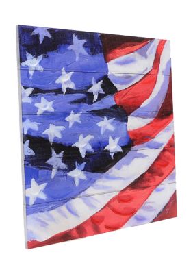 Waving American Flag Wall Art