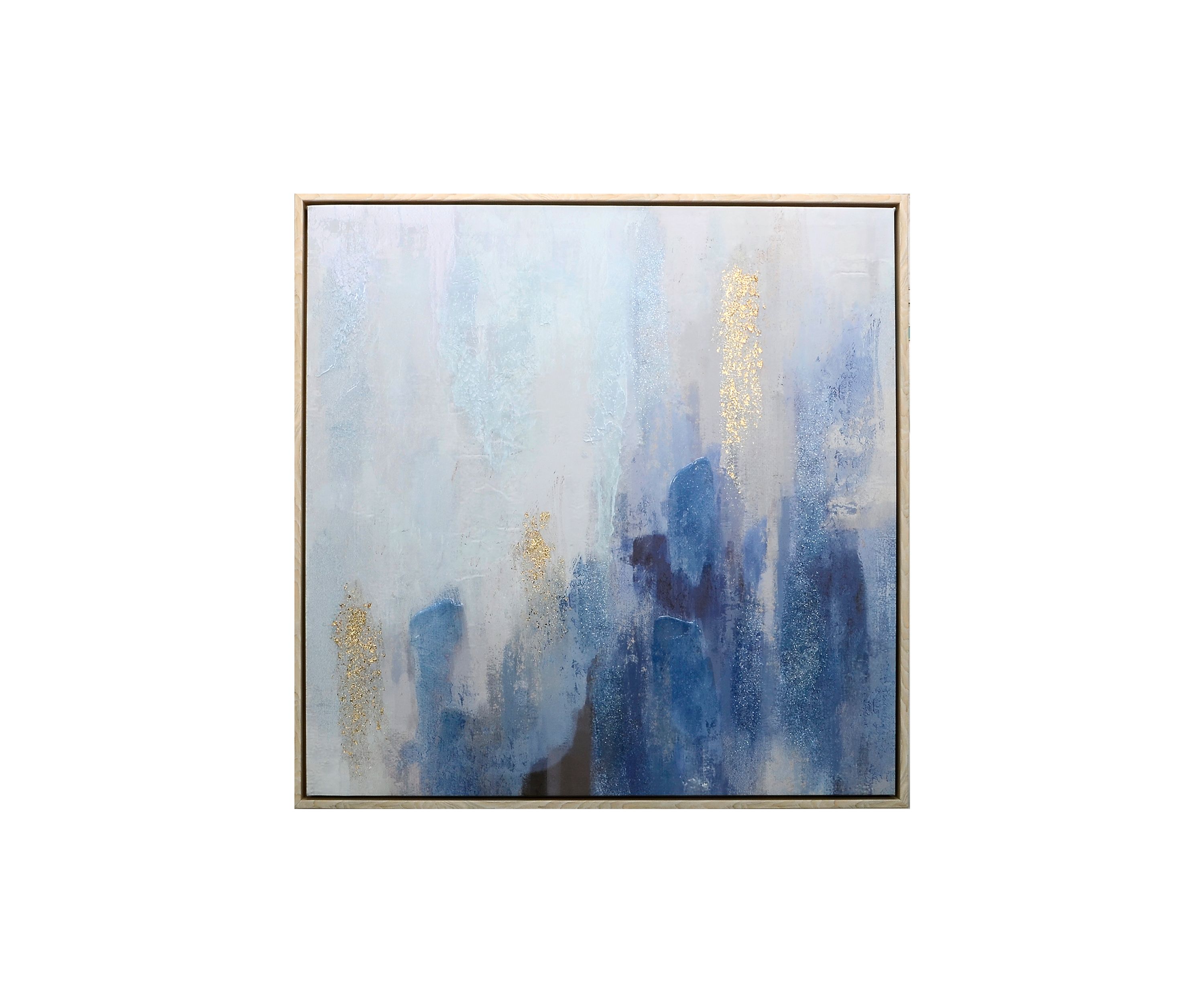 Abstract Blues Wall Art