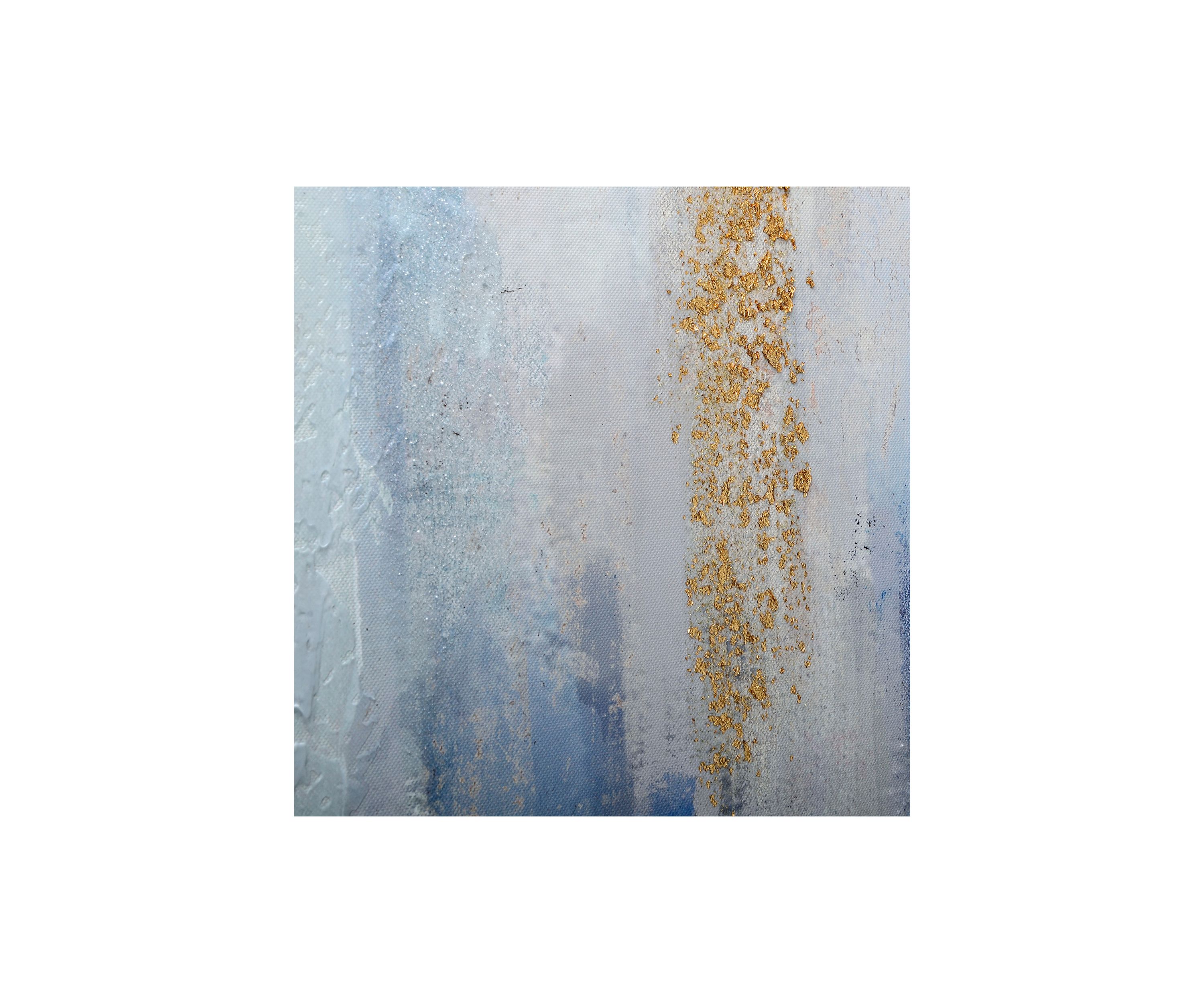 Abstract Blues Wall Art