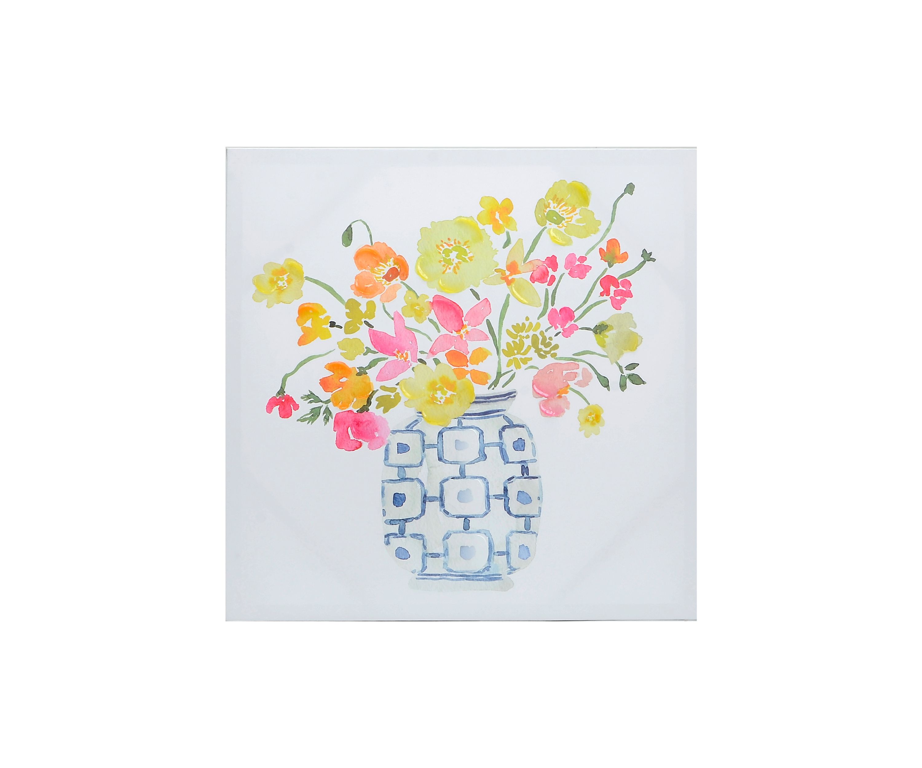 Bright Floral Arrangement Canvas Art