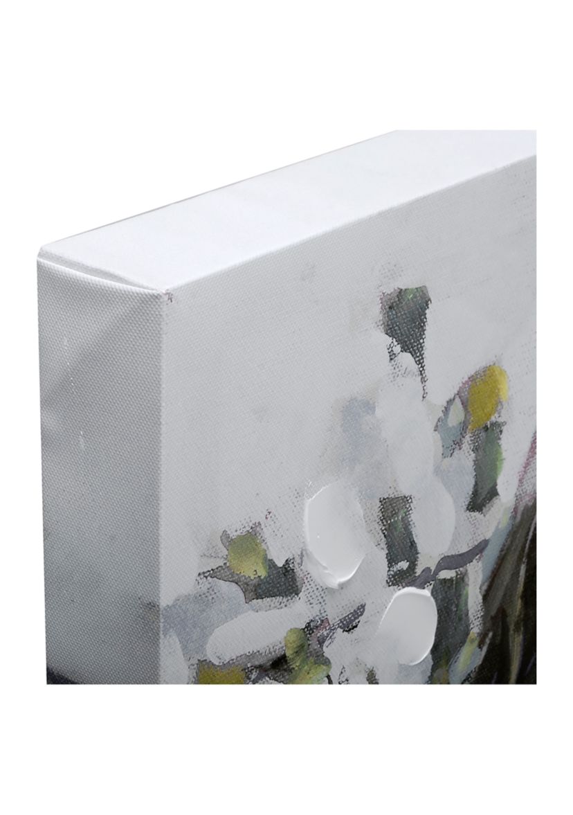 Wreath Plank Canvas Art