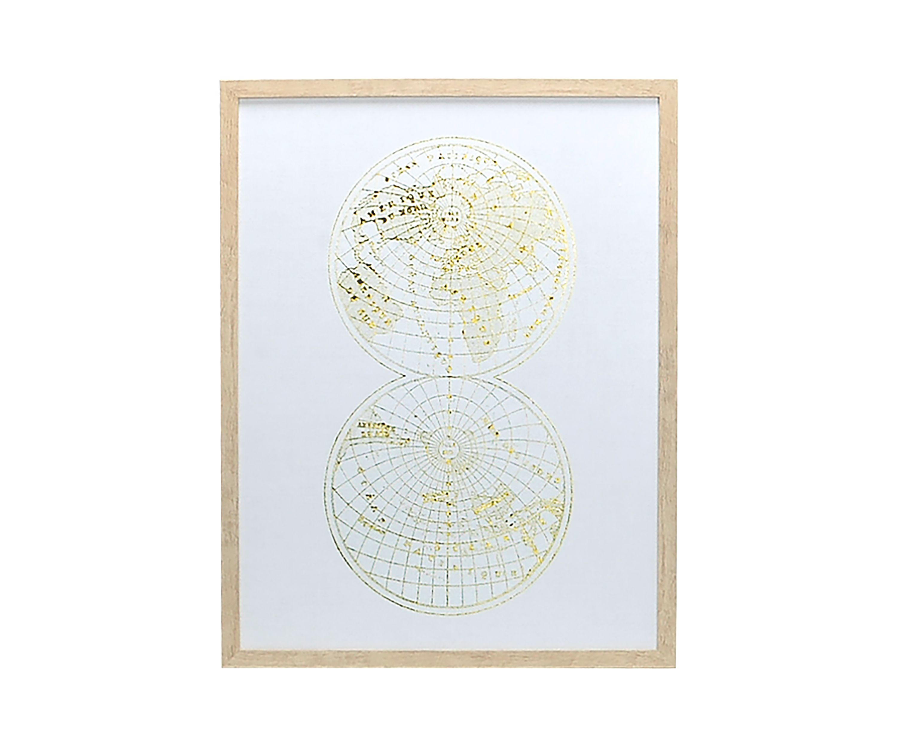 Double Globe Wall Art 