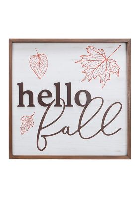 Hello Fall Wall Art