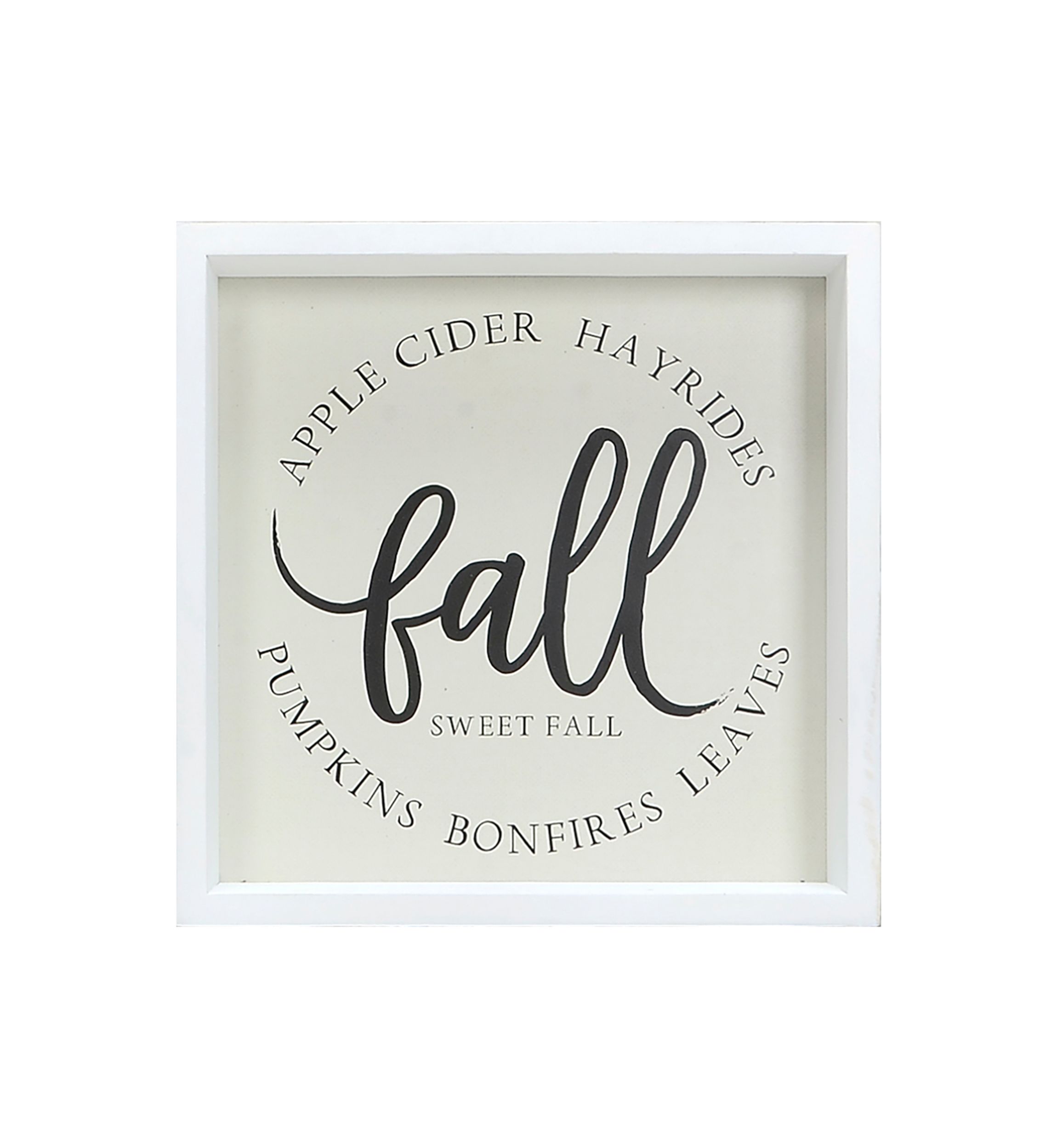 Fall Block Wall Art