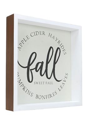 Fall Block Wall Art