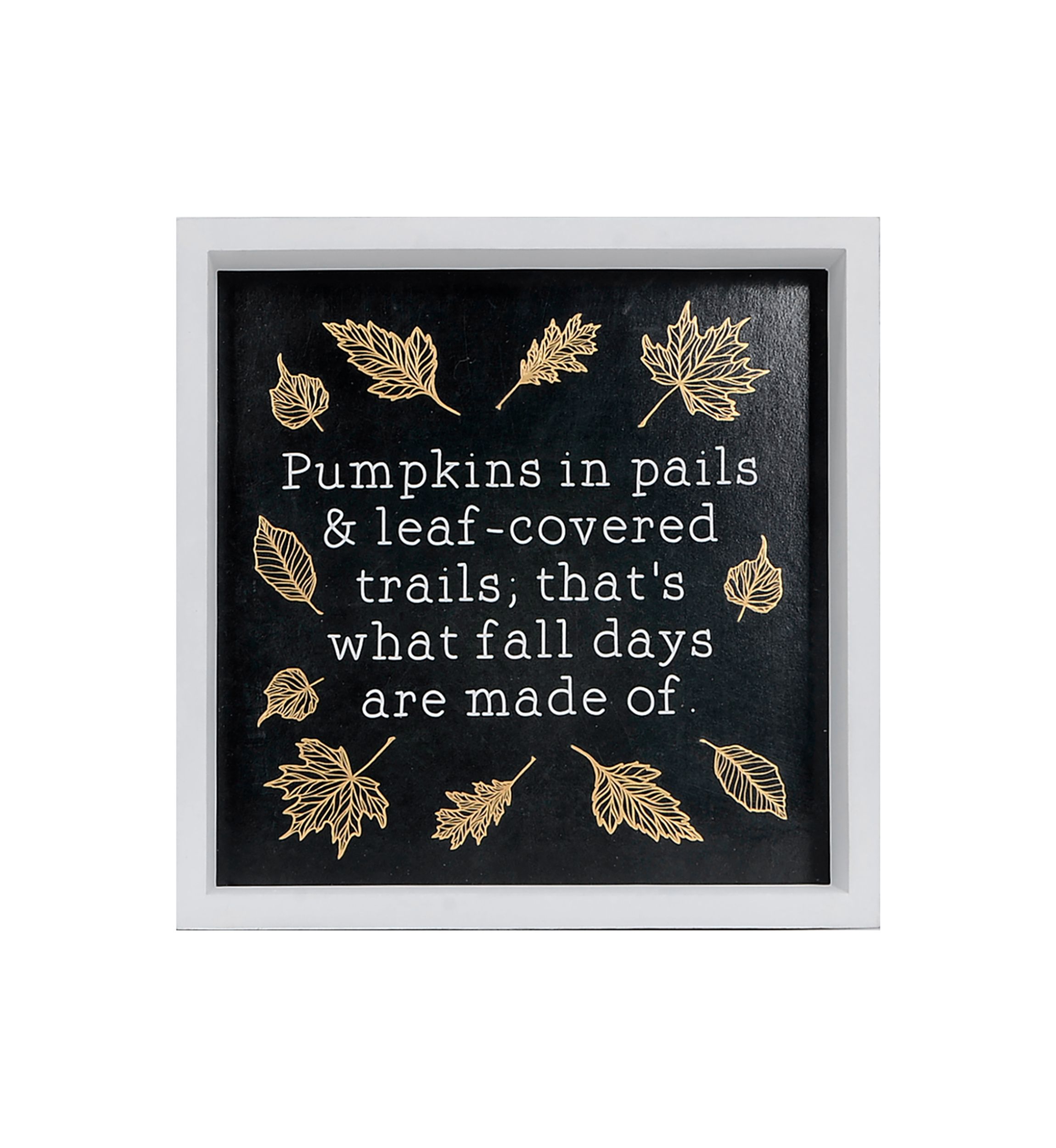 Leaves Block Wall Art