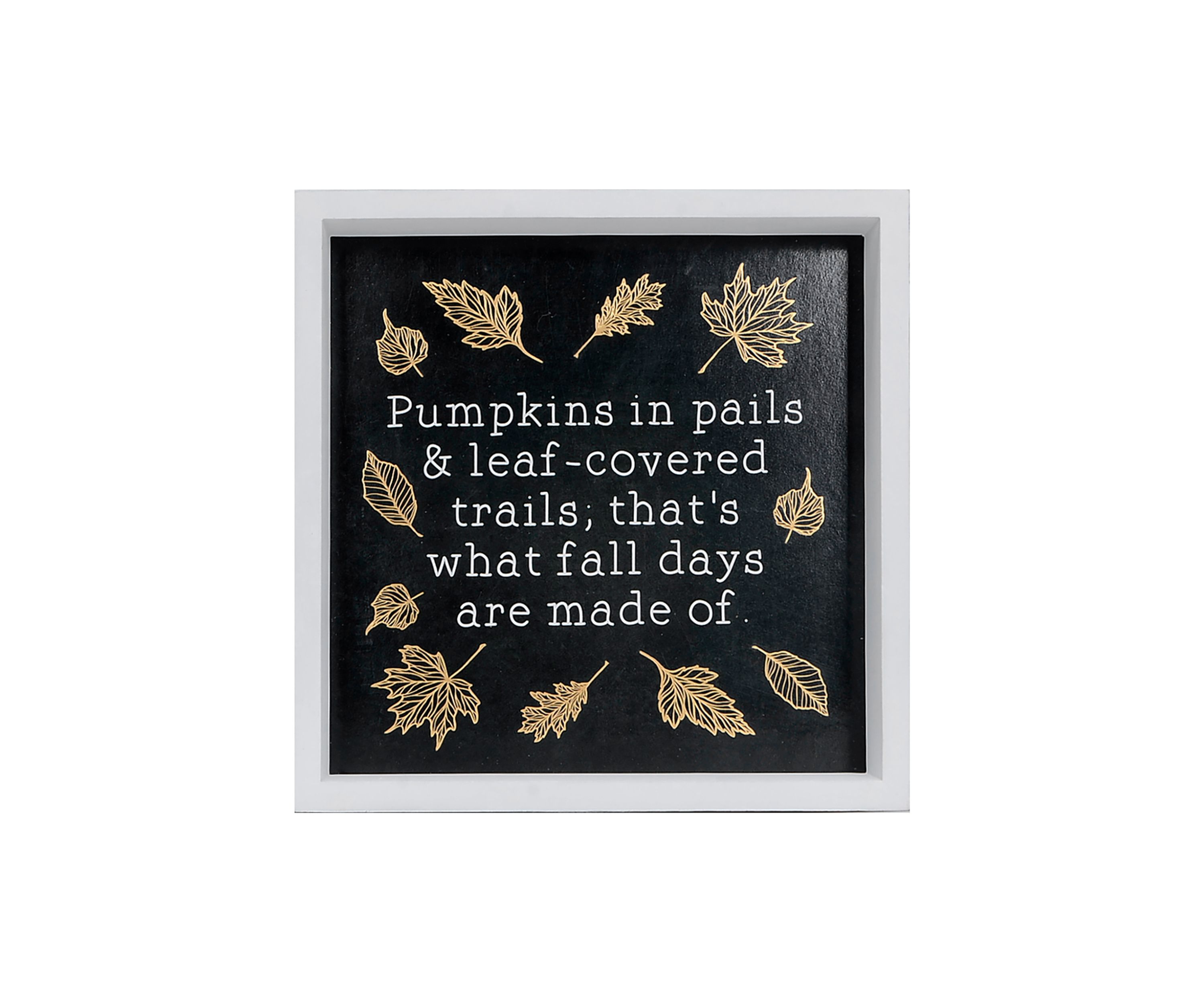 Leaves Block Wall Art