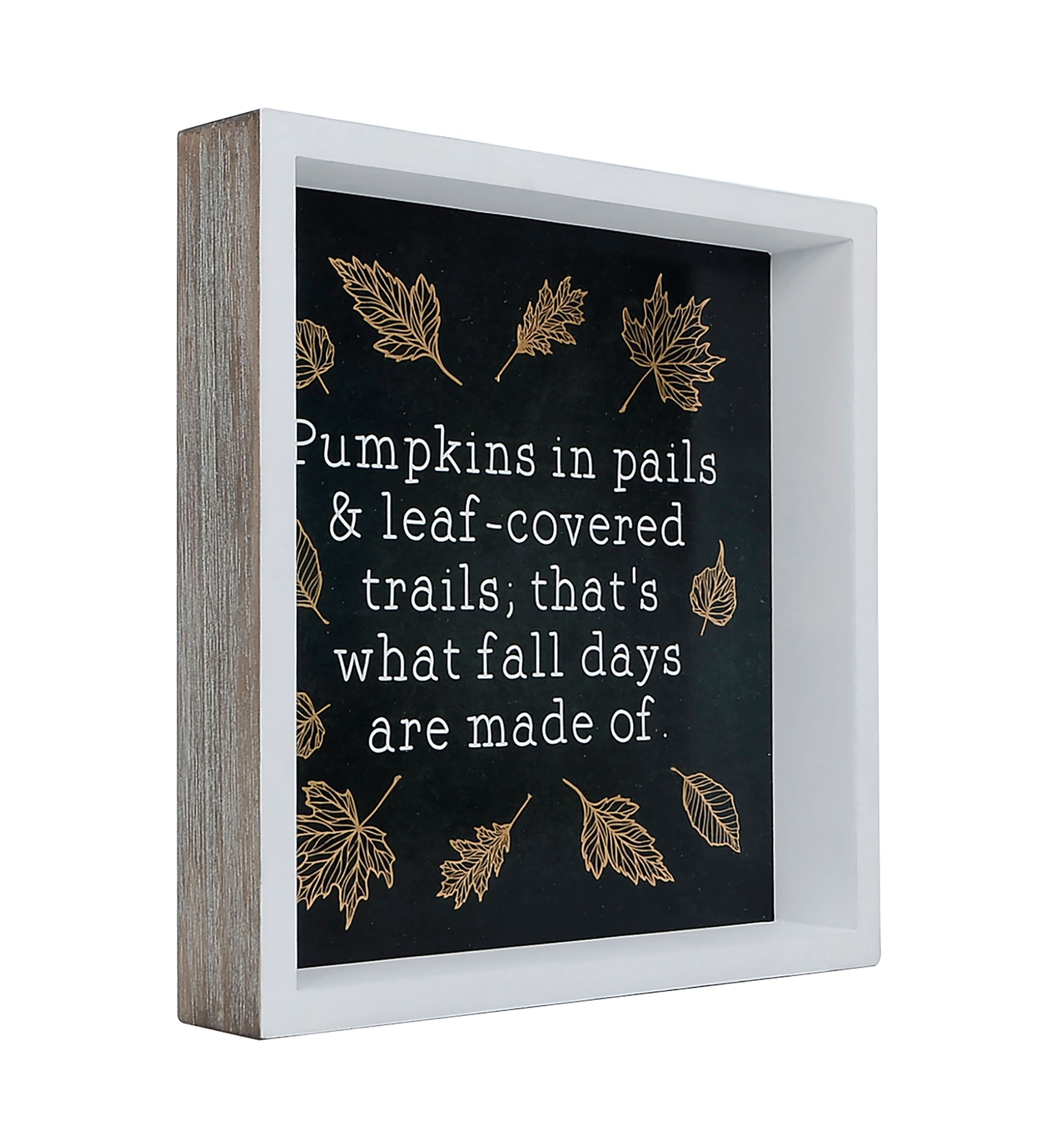 Leaves Block Wall Art