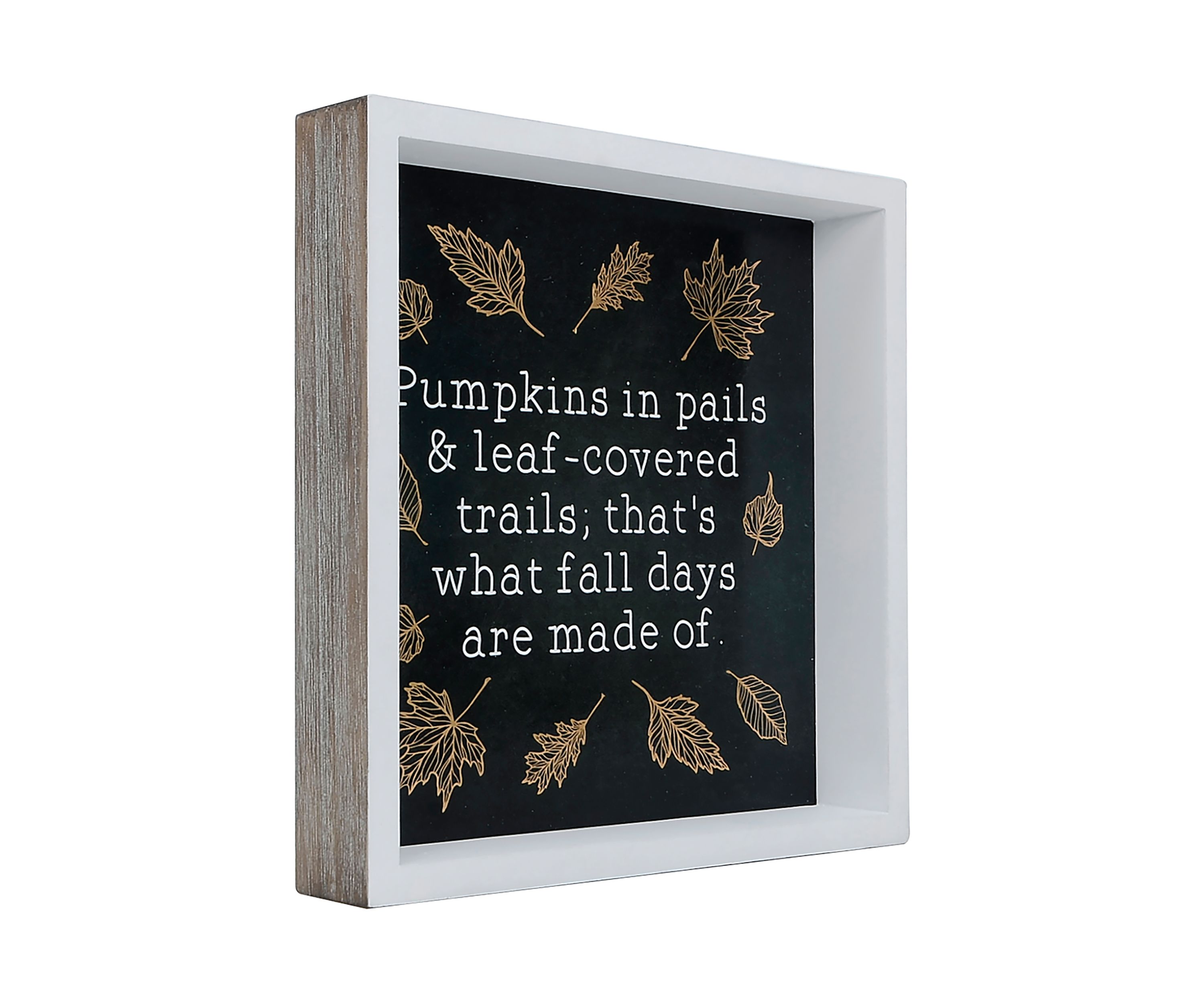 Leaves Block Wall Art