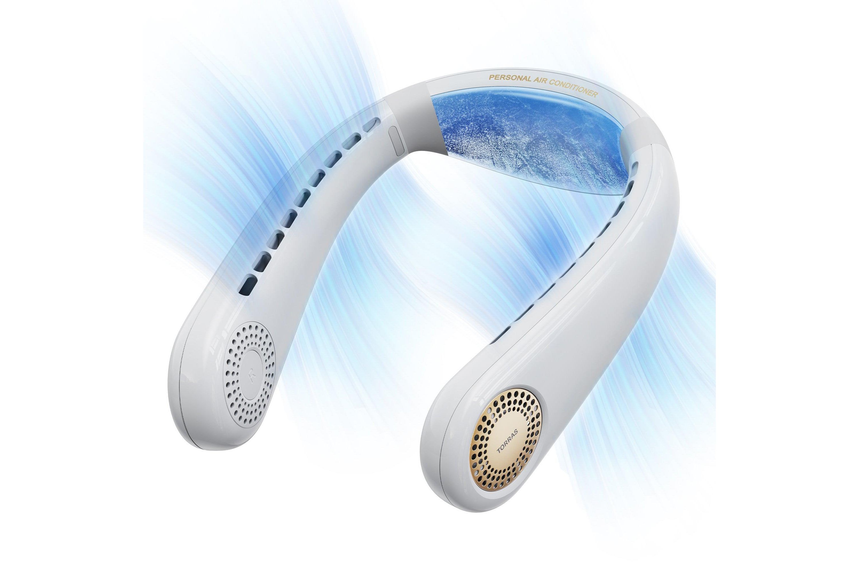 COOLiFY Air Wearable Neck Air Conditioner White
