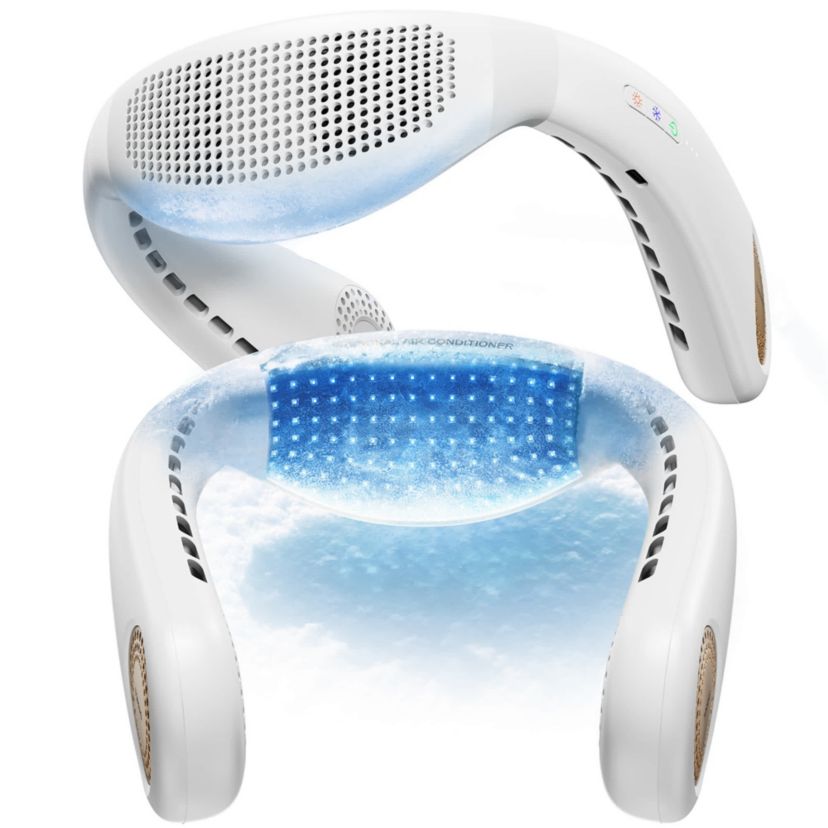COOLiFY Air Wearable Neck Air Conditioner White