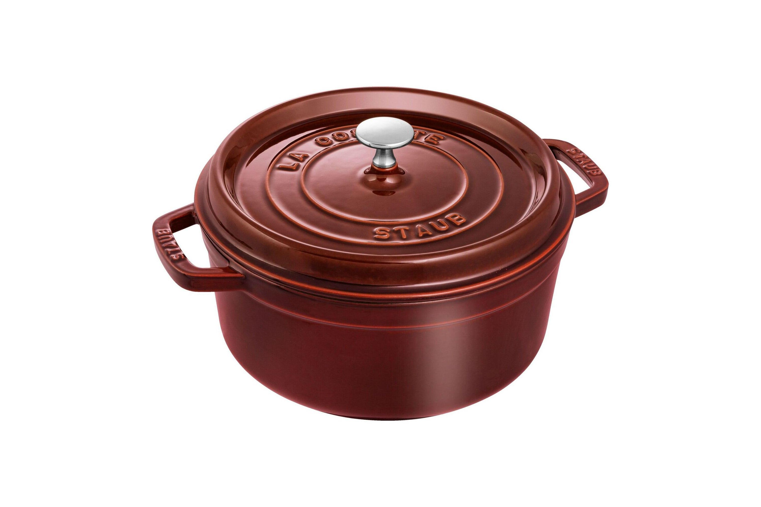 4qt Cast Iron Round Dutch Oven Grenadine