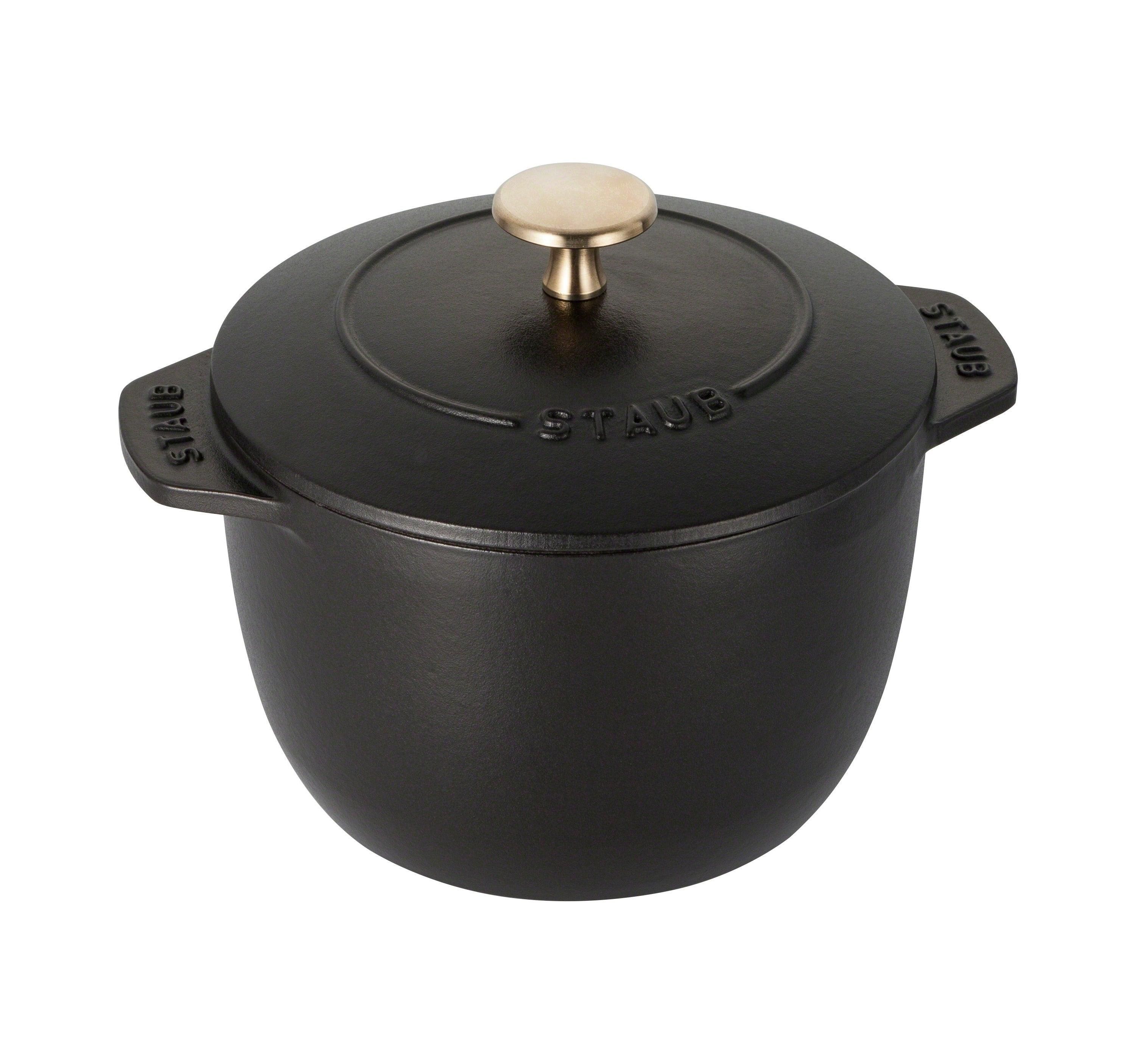 1.5qt Cast Iron Petite French Oven Matte Black