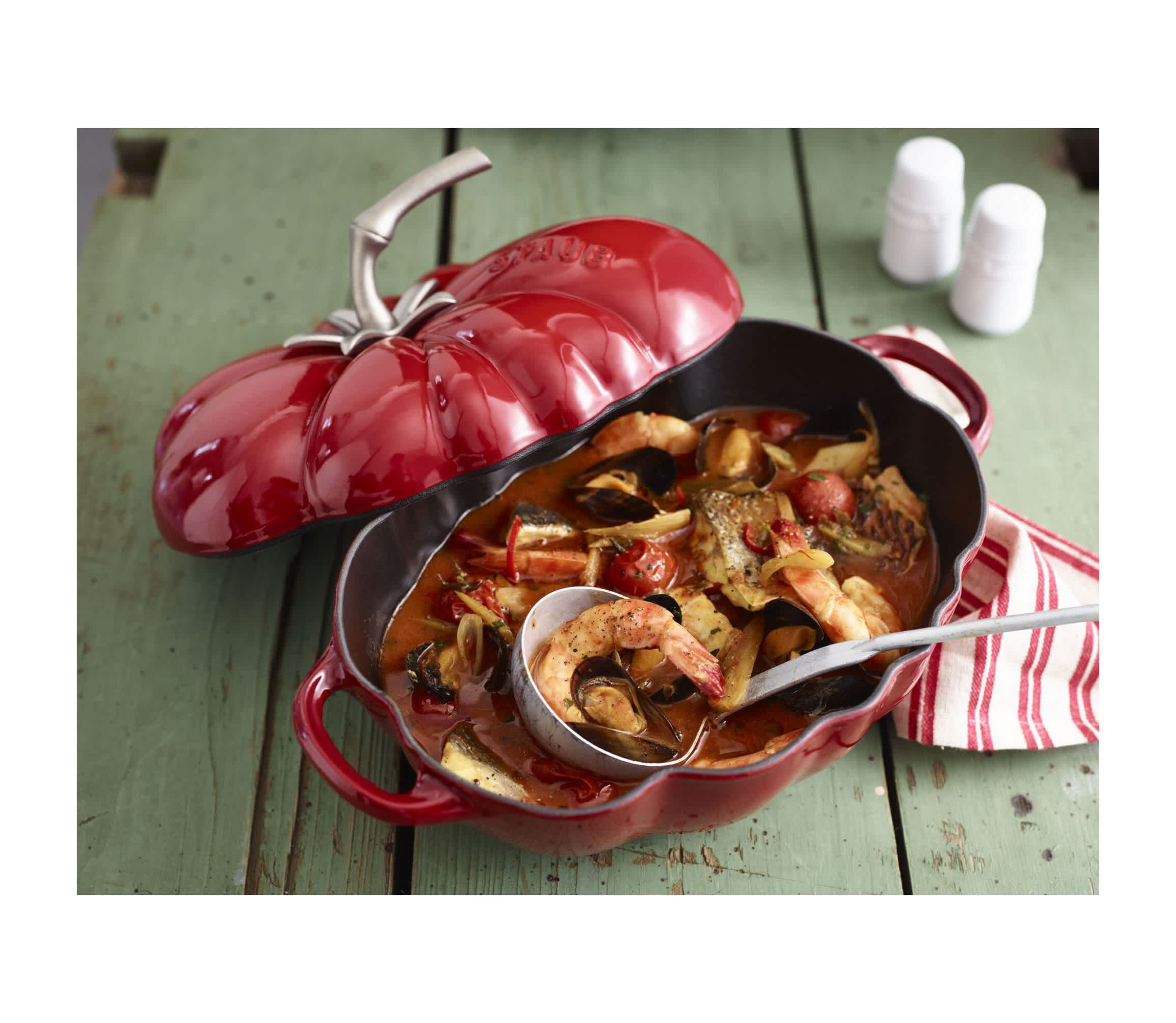 3qt Cast Iron Tomato Dutch Oven Cherry