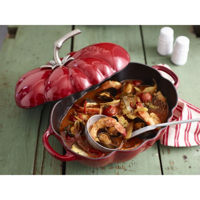 3qt Cast Iron Tomato Dutch Oven Cherry