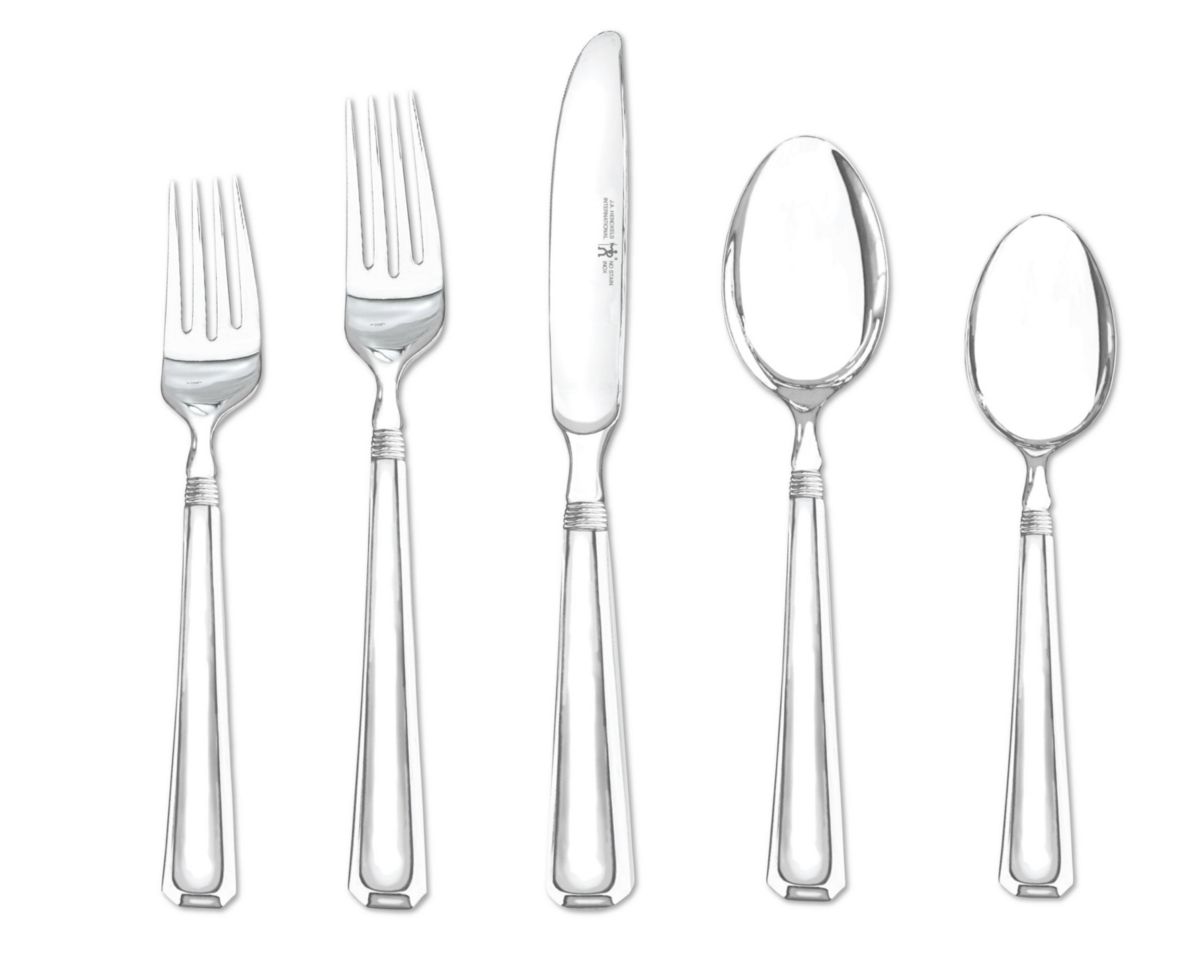 Metrona 62pc Stainless Steel Flatware Set