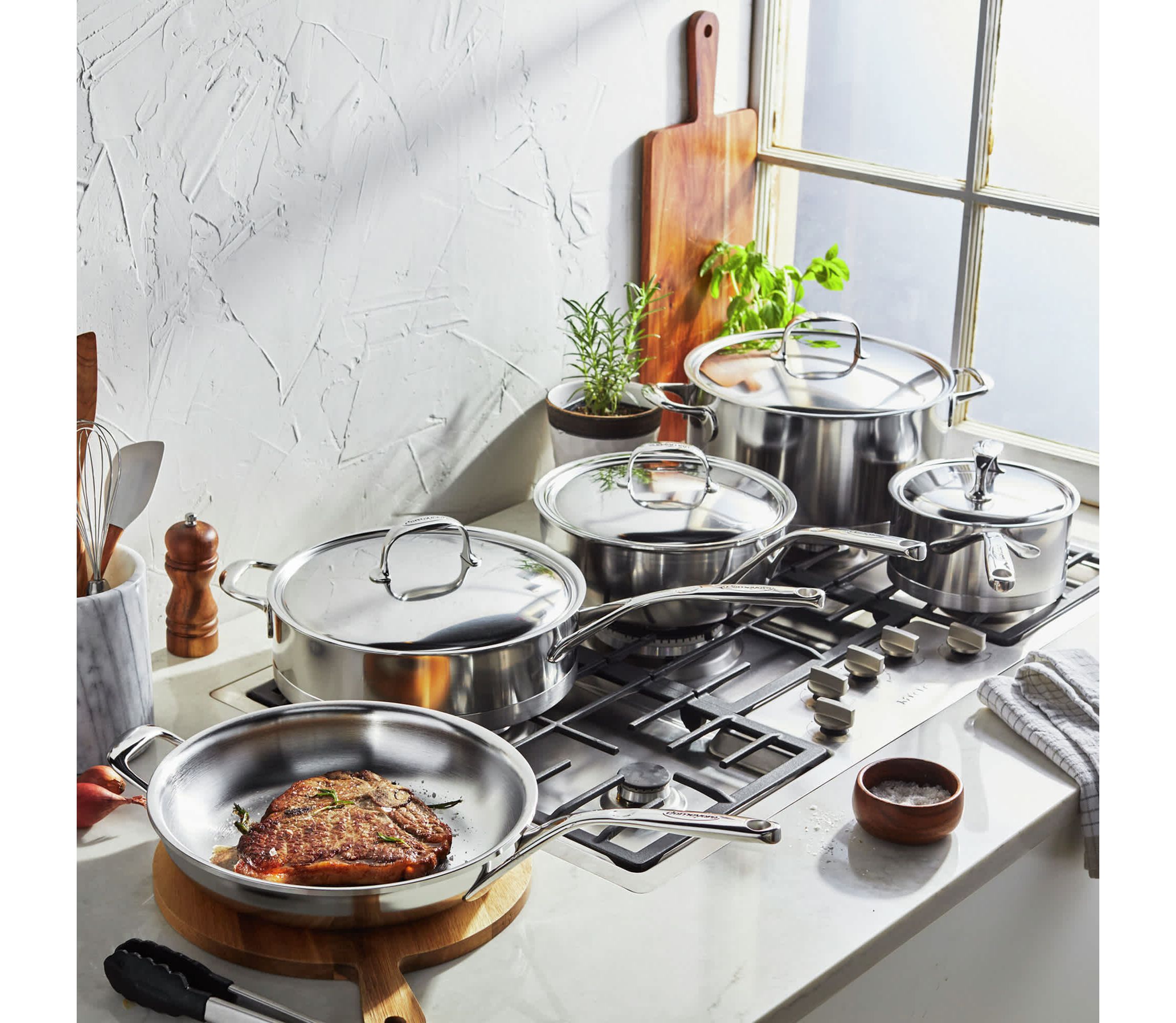 Atlantis 7-Ply 9pc Stainless Steel Cookware