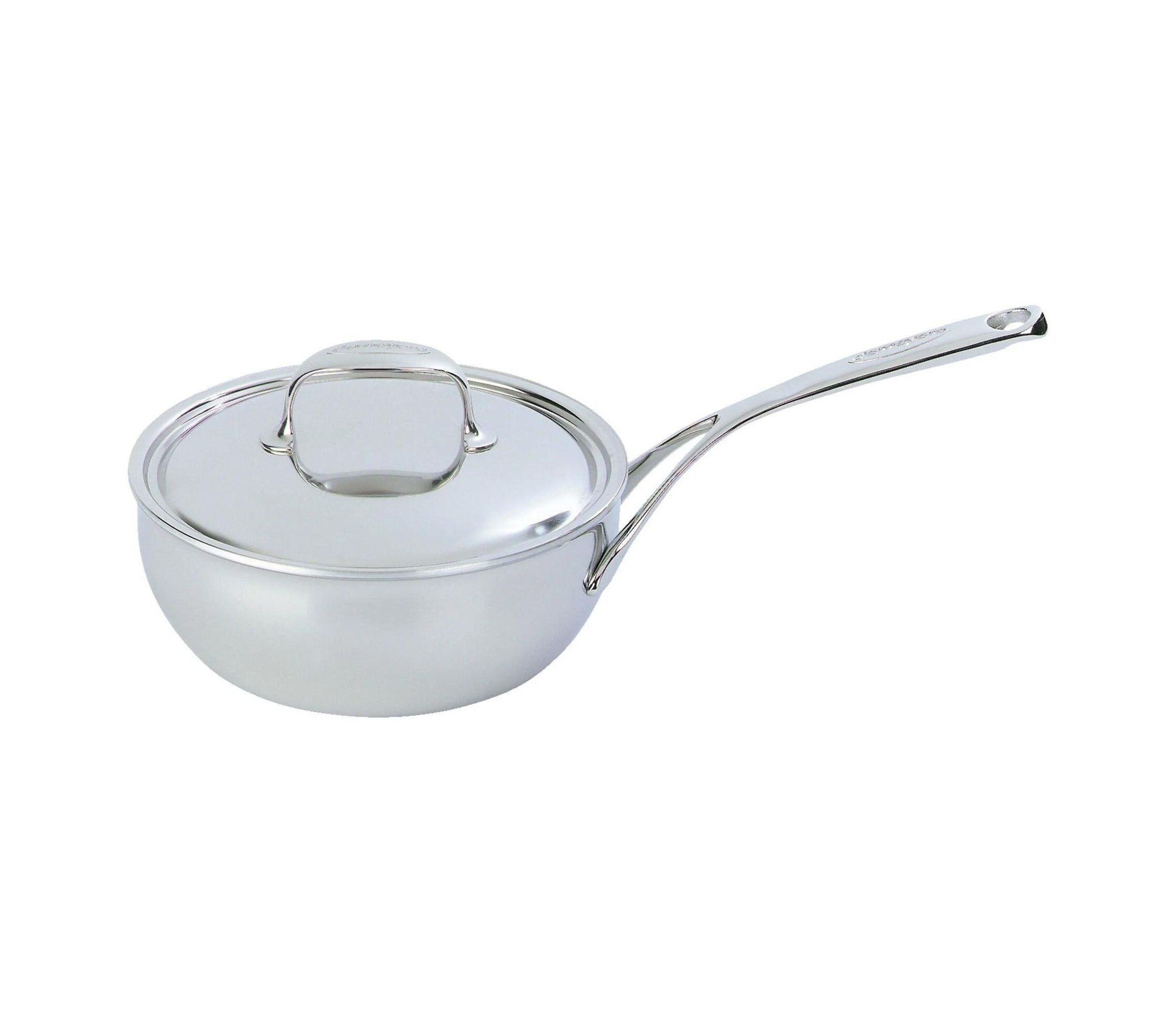 Atlantis 7-Ply 3.5qt Satinless Steel Saucier w/ Lid