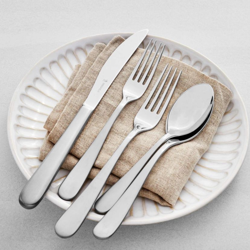 Lucena 65pc 18/10 Stainless Steel Flatware Set