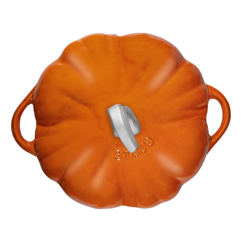 3.5qt Cast Iron Pumpkin Cocotte Burnt Orange