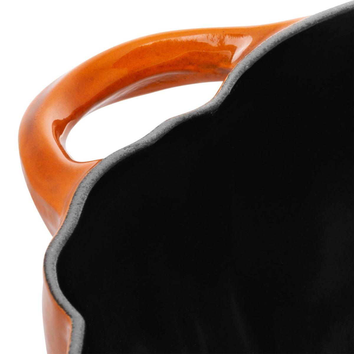 3.5qt Cast Iron Pumpkin Cocotte Burnt Orange