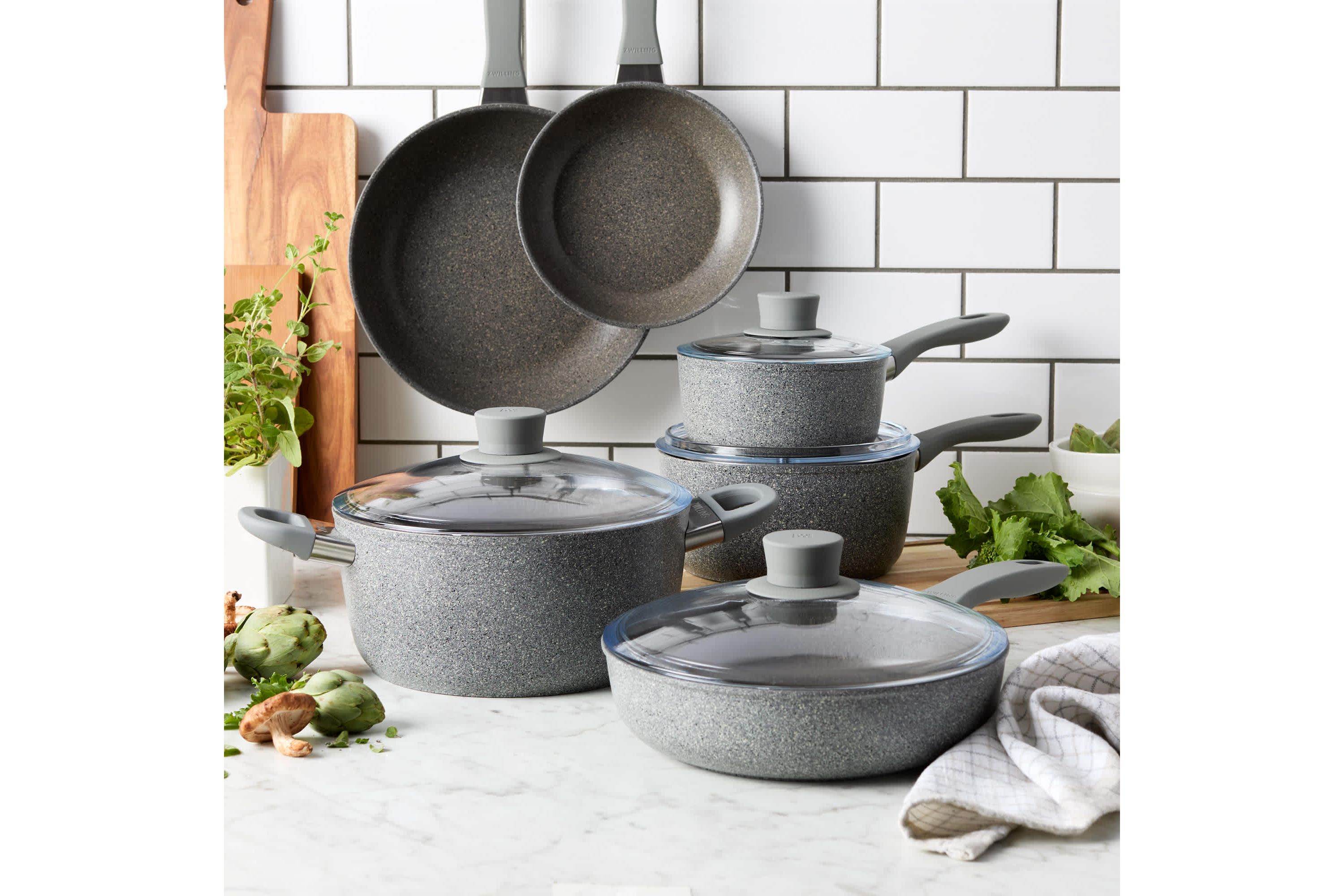 Parma Plus 10pc Aluminum Nonstick Ceramic Cookware Set