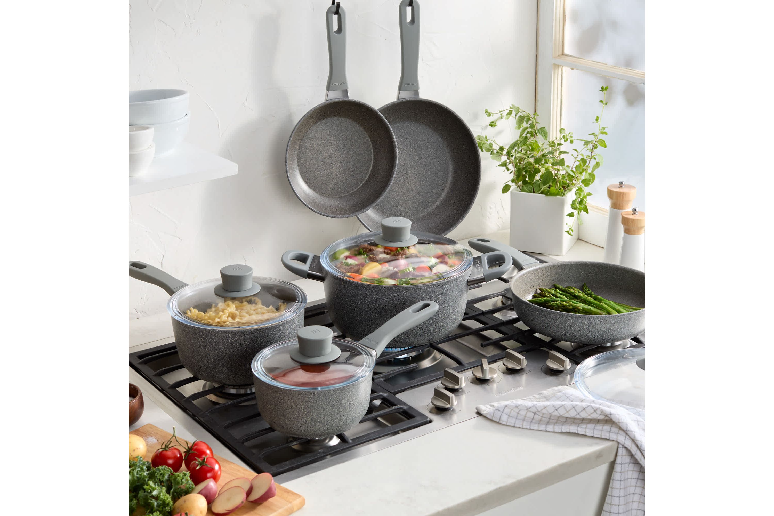 Parma Plus 10pc Aluminum Nonstick Ceramic Cookware Set