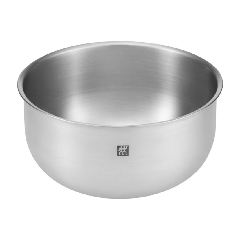 3pc Prep Stainless Steel Nesting Bowl Set Silver