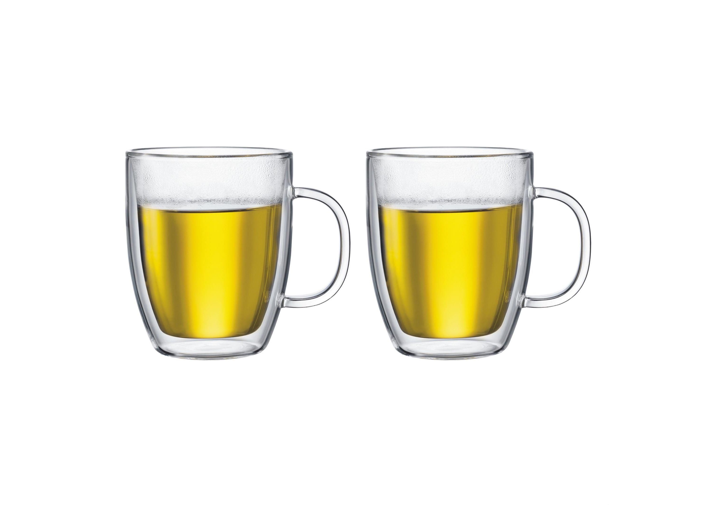 2pc Bistro Double Wall 15oz Mug Set