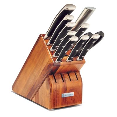 Wusthof - 11pc Classic Ikon Knife Block Set, Black -  4002293119663