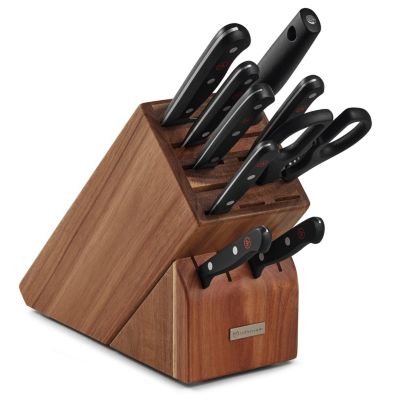 Wusthof - 10pc Gourmet Knife Block Set, Black -  4002293119601