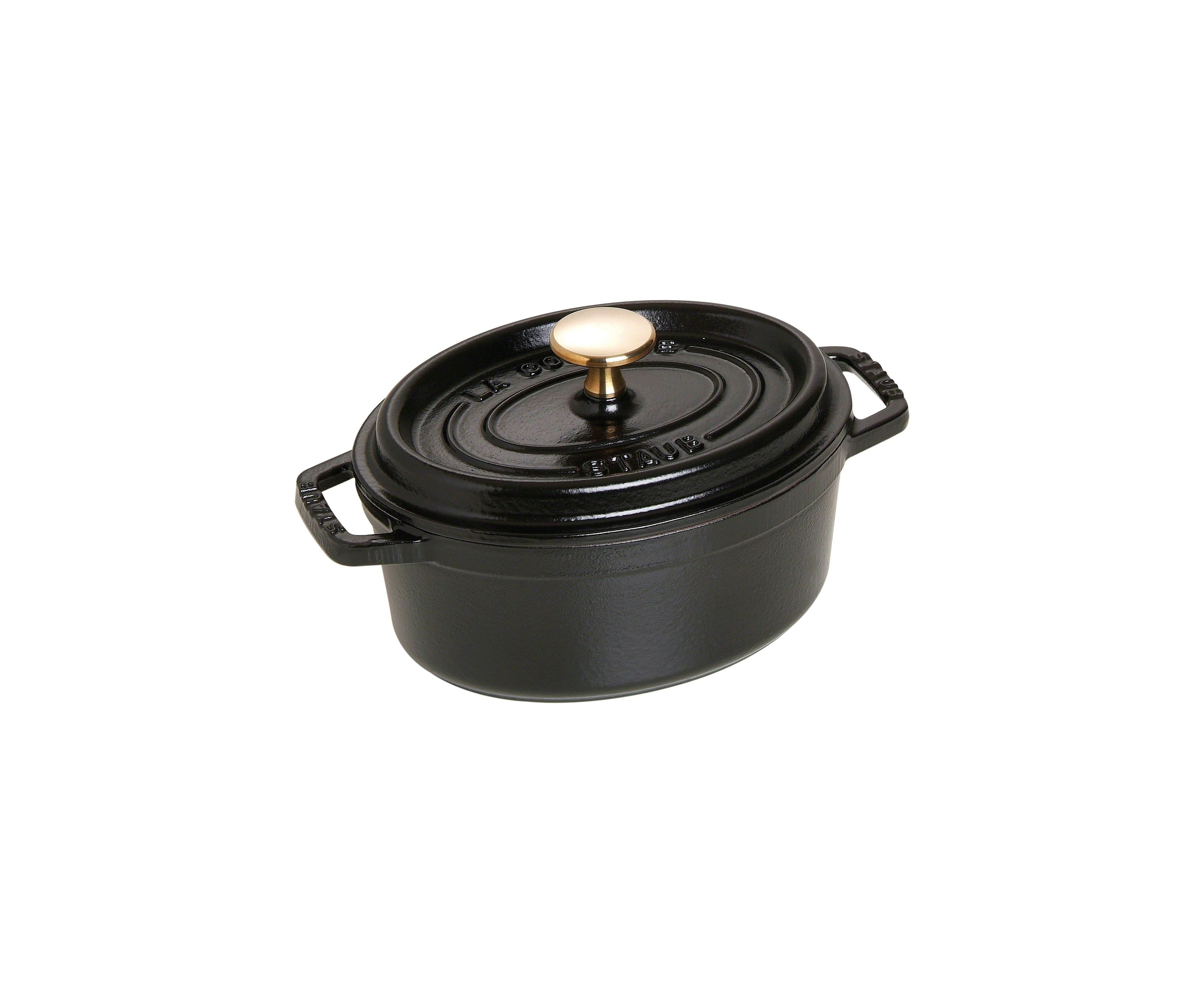 1qt Oval Cocotte:No Size:Matte Black