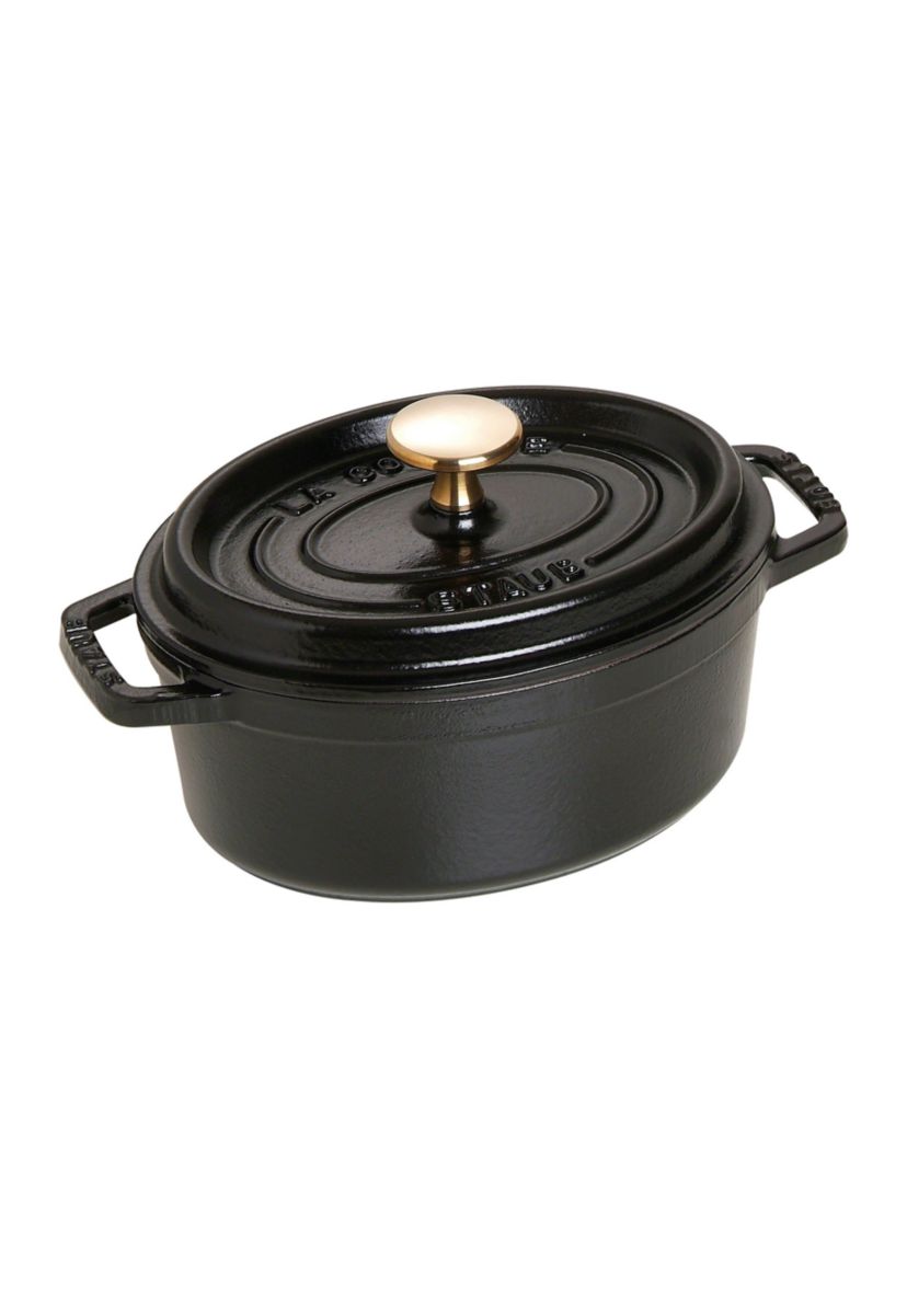 1qt Oval Cocotte:No Size:Matte Black