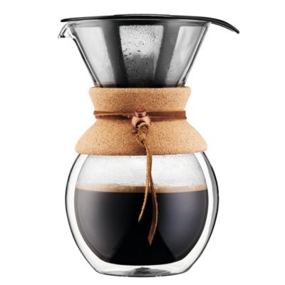 Bodum Pour Over 8 Cup Double Wall Coffeemaker w/ CorkBand