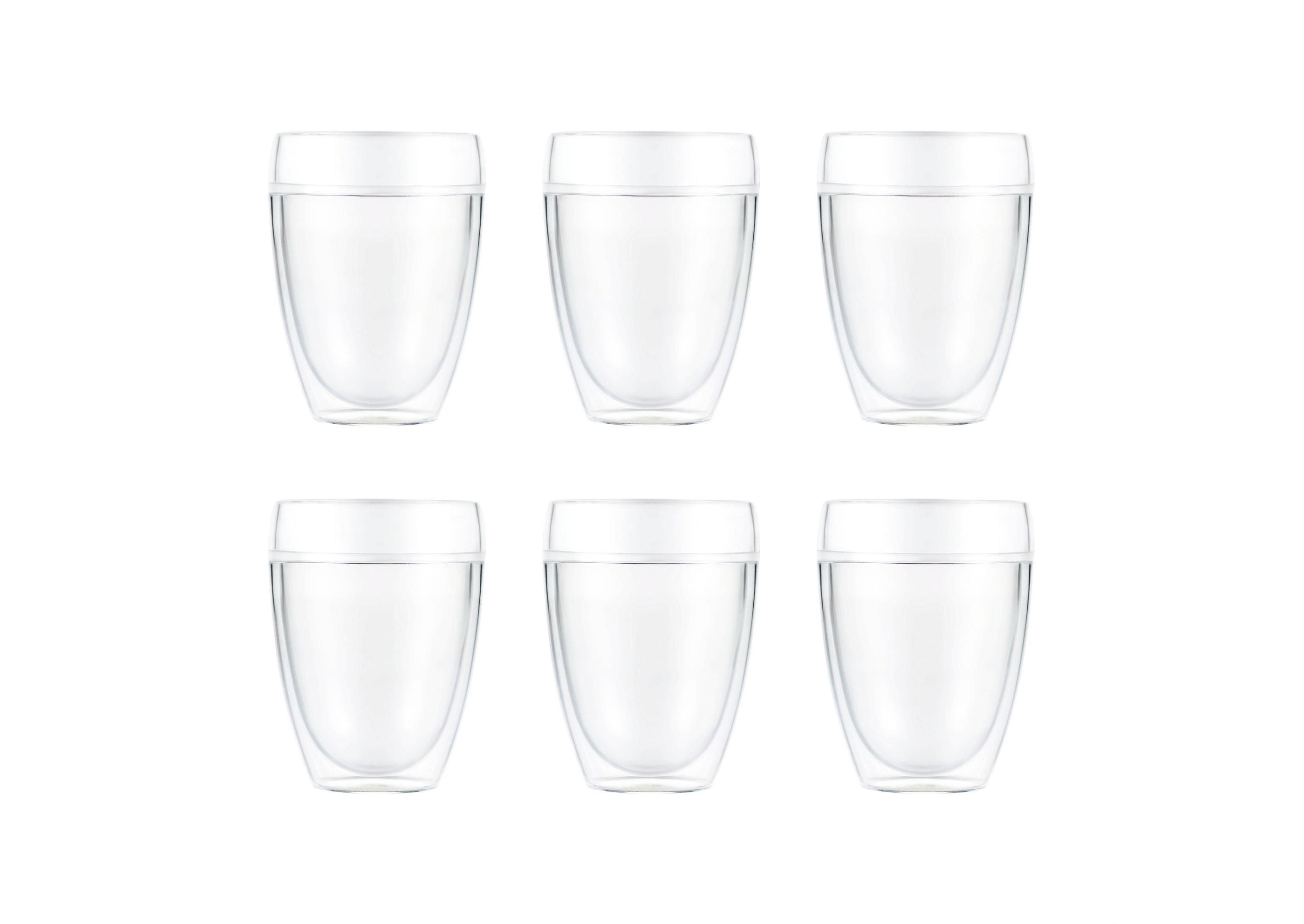 Pavina Outdoor 6pc Double Wall 12oz ShatterproofTumblers