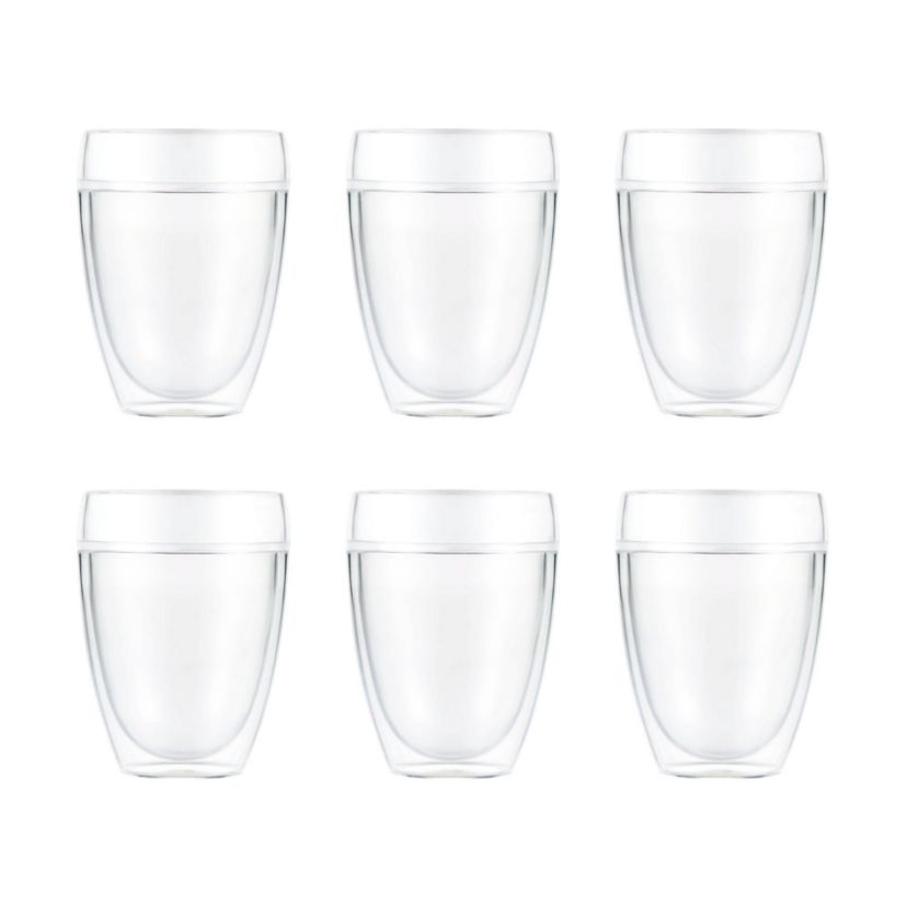 Pavina Outdoor 6pc Double Wall 12oz ShatterproofTumblers