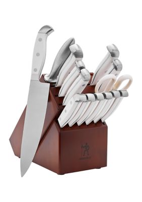 Henckels Forged Accent Self-Sharpening Knife Set - 20 Piece White