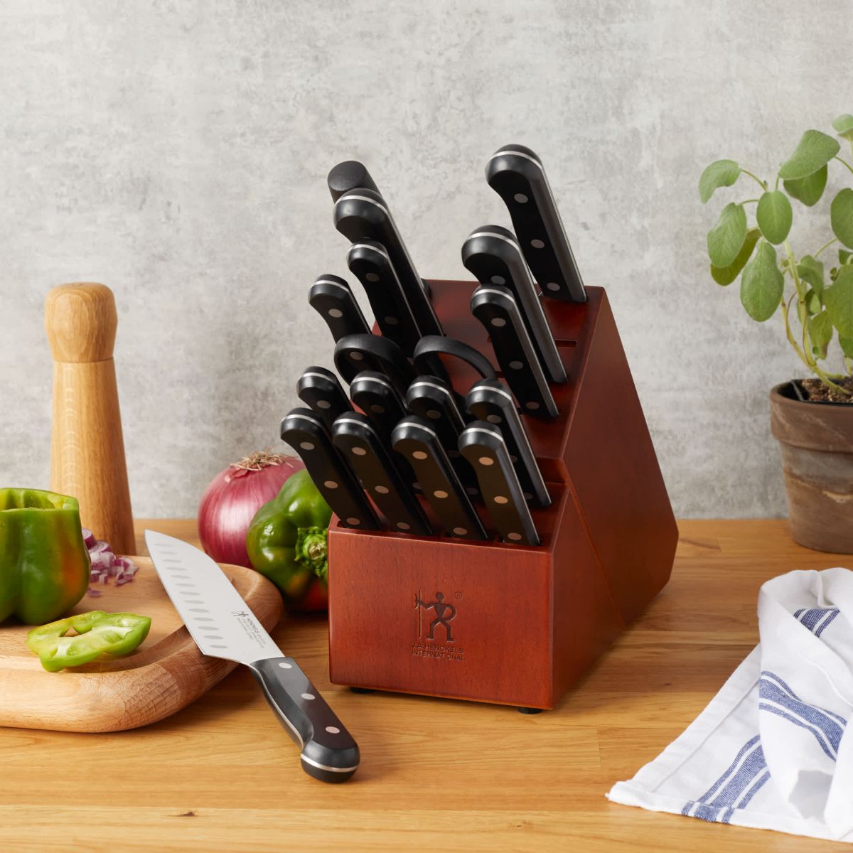 Solution 18pc Knife Block Set