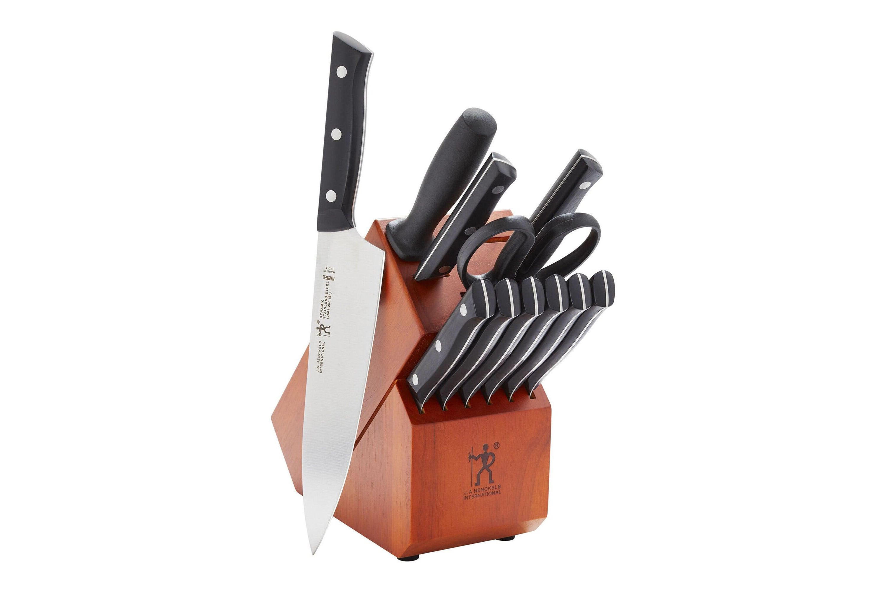 Dynamic 12pc Knife Block Set Cherry