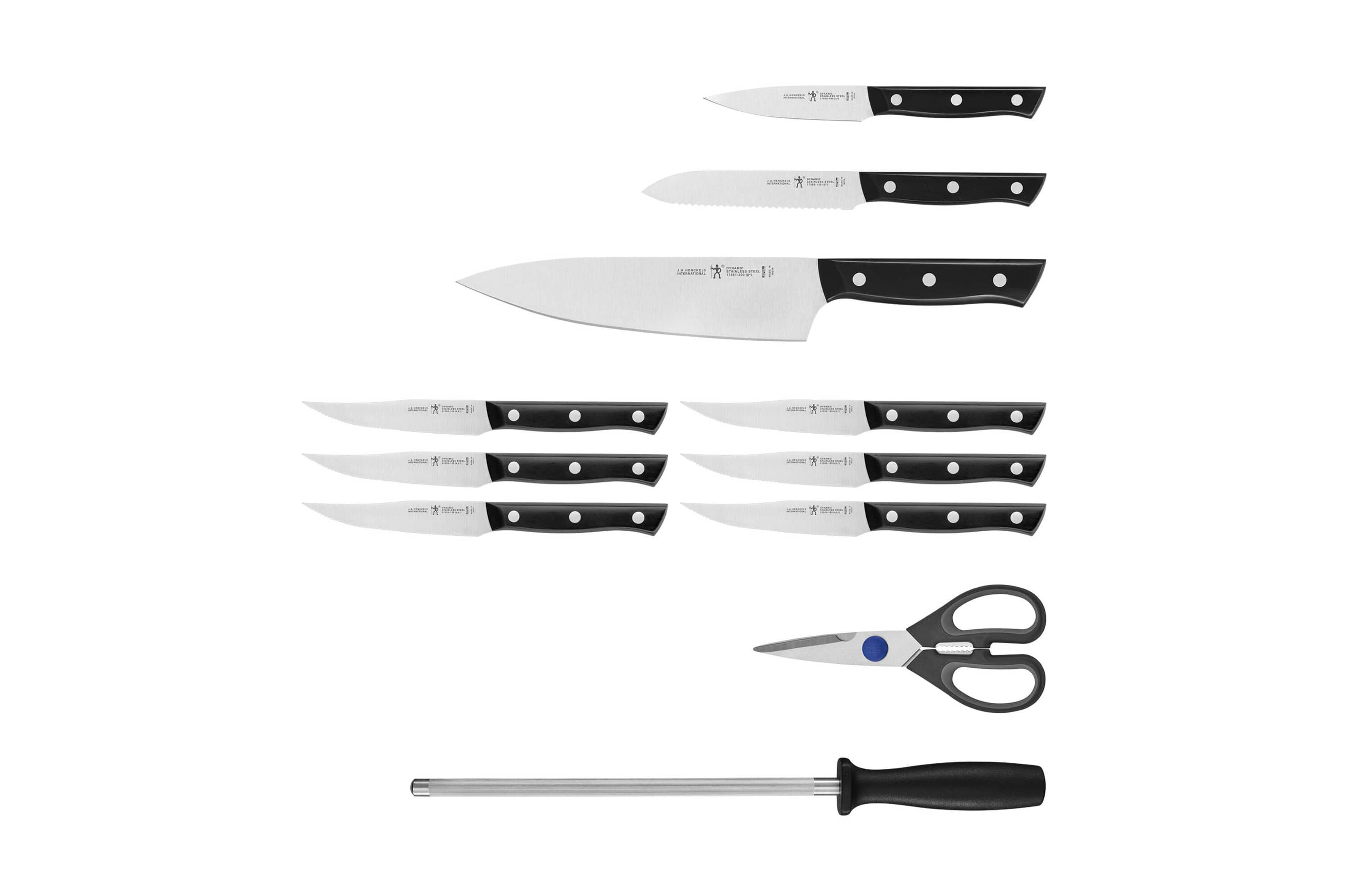 Dynamic 12pc Knife Block Set Cherry