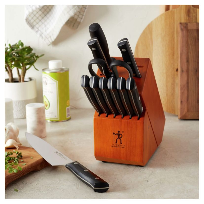 Dynamic 12pc Knife Block Set Cherry
