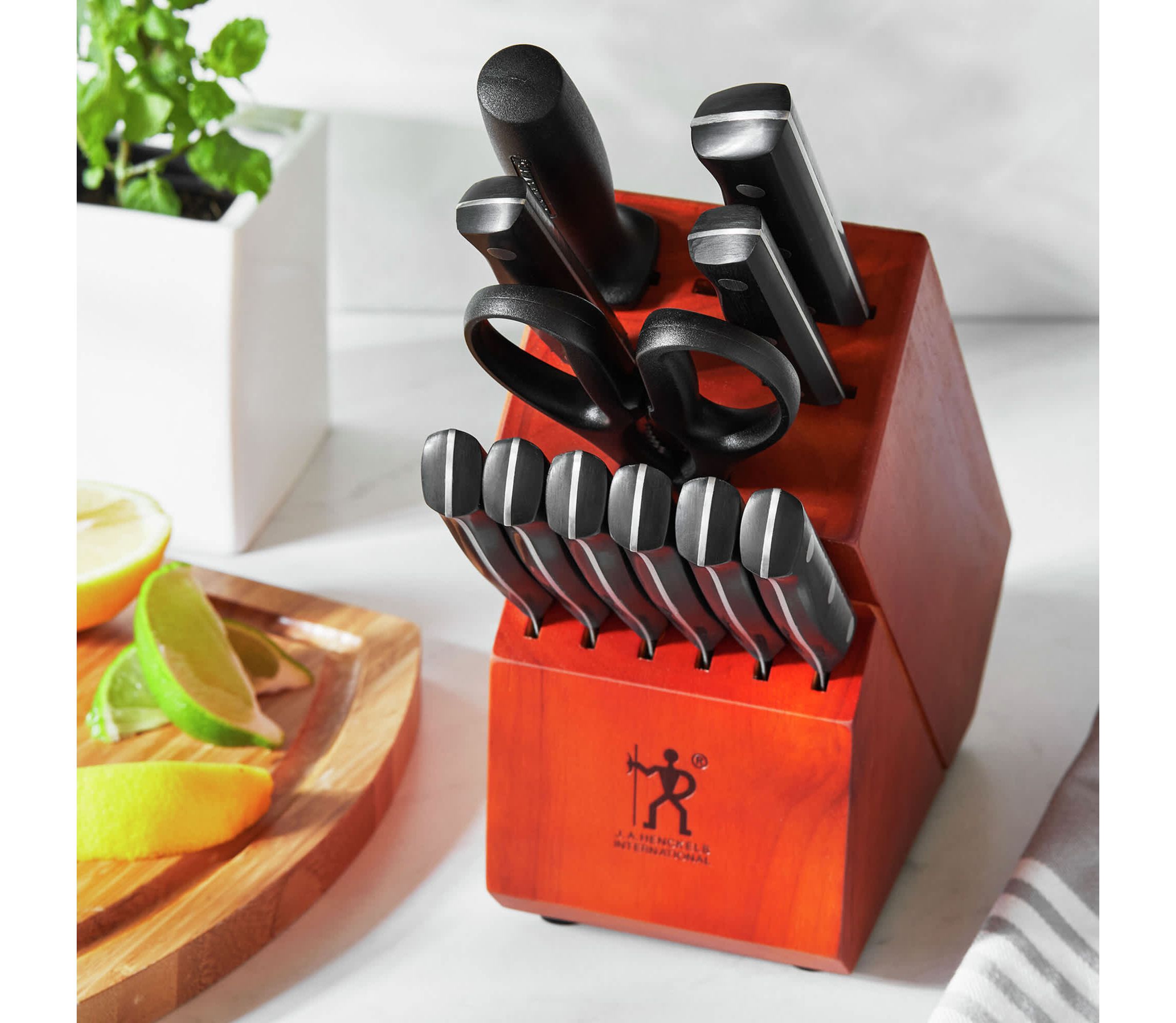 Dynamic 12pc Knife Block Set Cherry